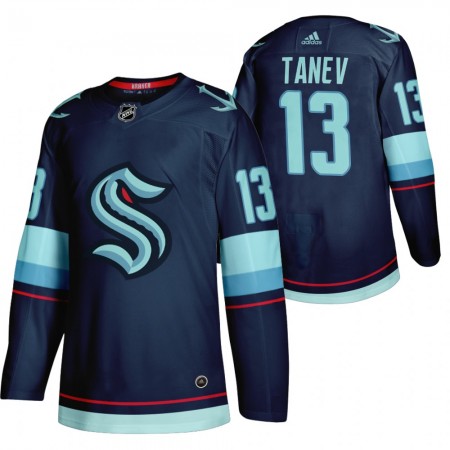 Pánské Hokejový Dres Seattle Kraken Brandon Tanev 13 2021-22 Navy Authentic